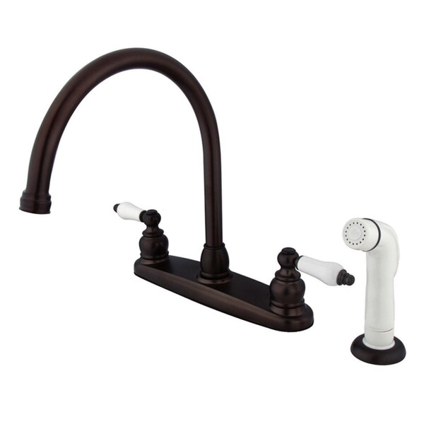 Vintage Centerset Kitchen Faucet, Oil Rubbed Bronze